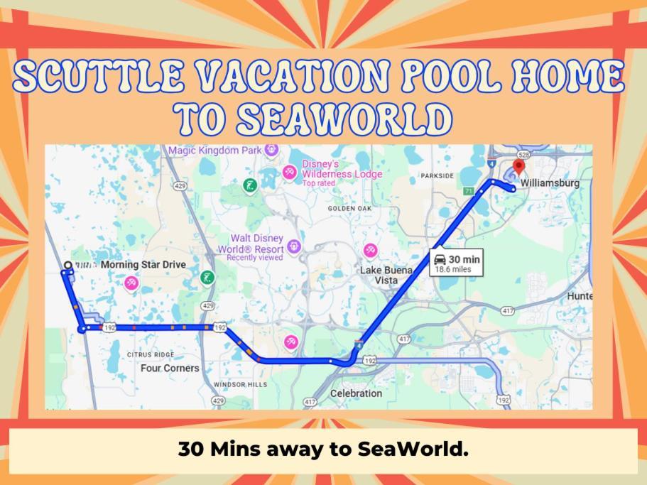 אורלנדו Scuttle Vacation Pool Home Wspa מראה חיצוני תמונה